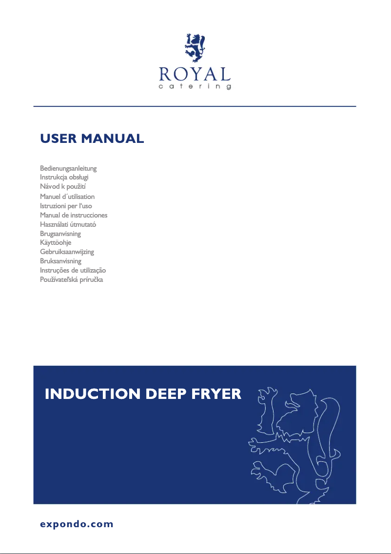 Page 1 de la notice Manuel utilisateur Royal Catering RCIN-700-01