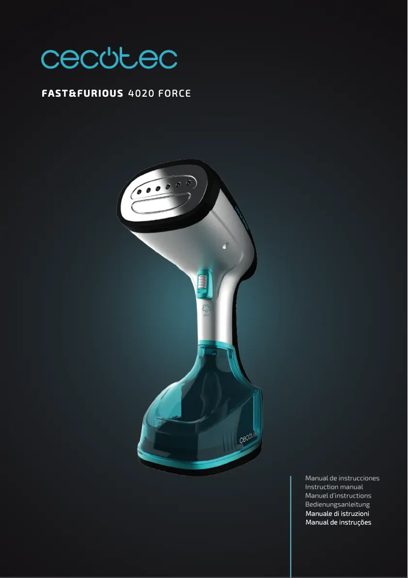 Image de la première page du manuel de l'appareil Fast&Furious 4020 Force