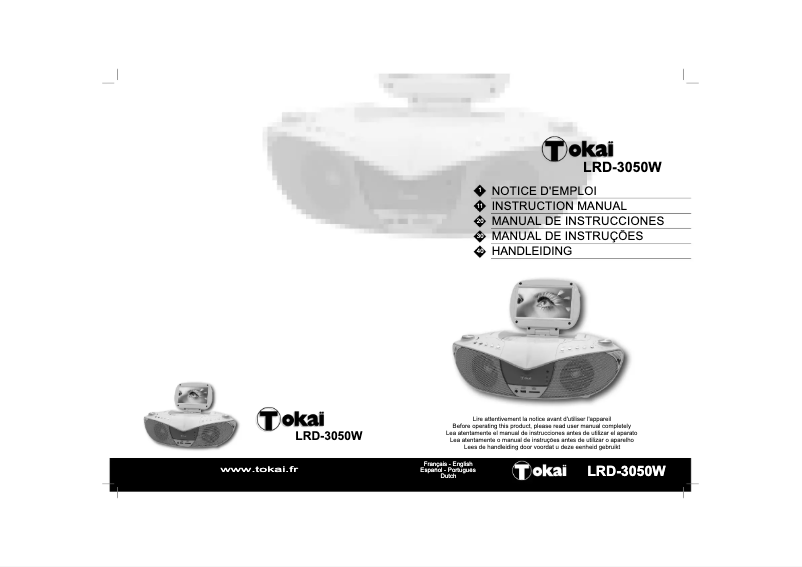 Page 1 de la notice Manuel utilisateur Tokaï LRD-3050K