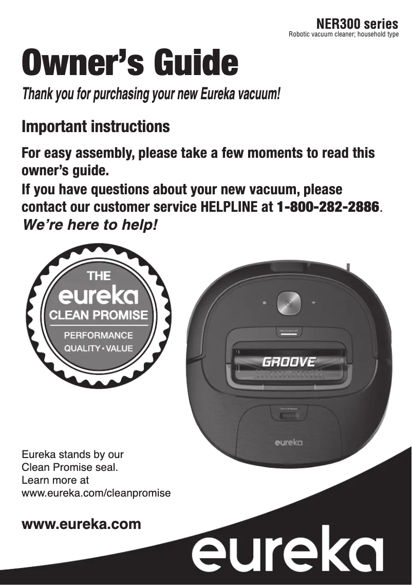 Image de la première page du manuel de l'appareil Groove NER300