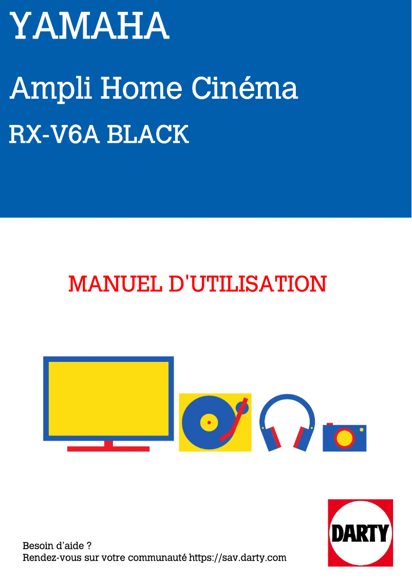 Page n°1 - Manuel utilisateur Yamaha RX-V4A