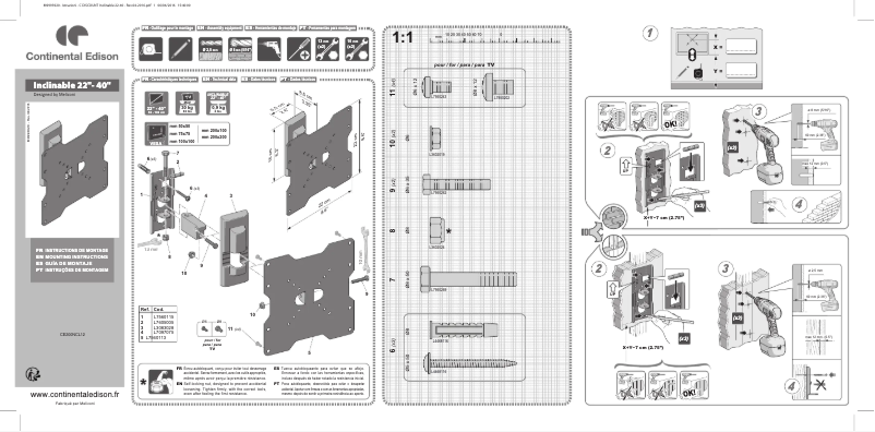 Image de la première page du manuel de l'appareil CE200NCL12