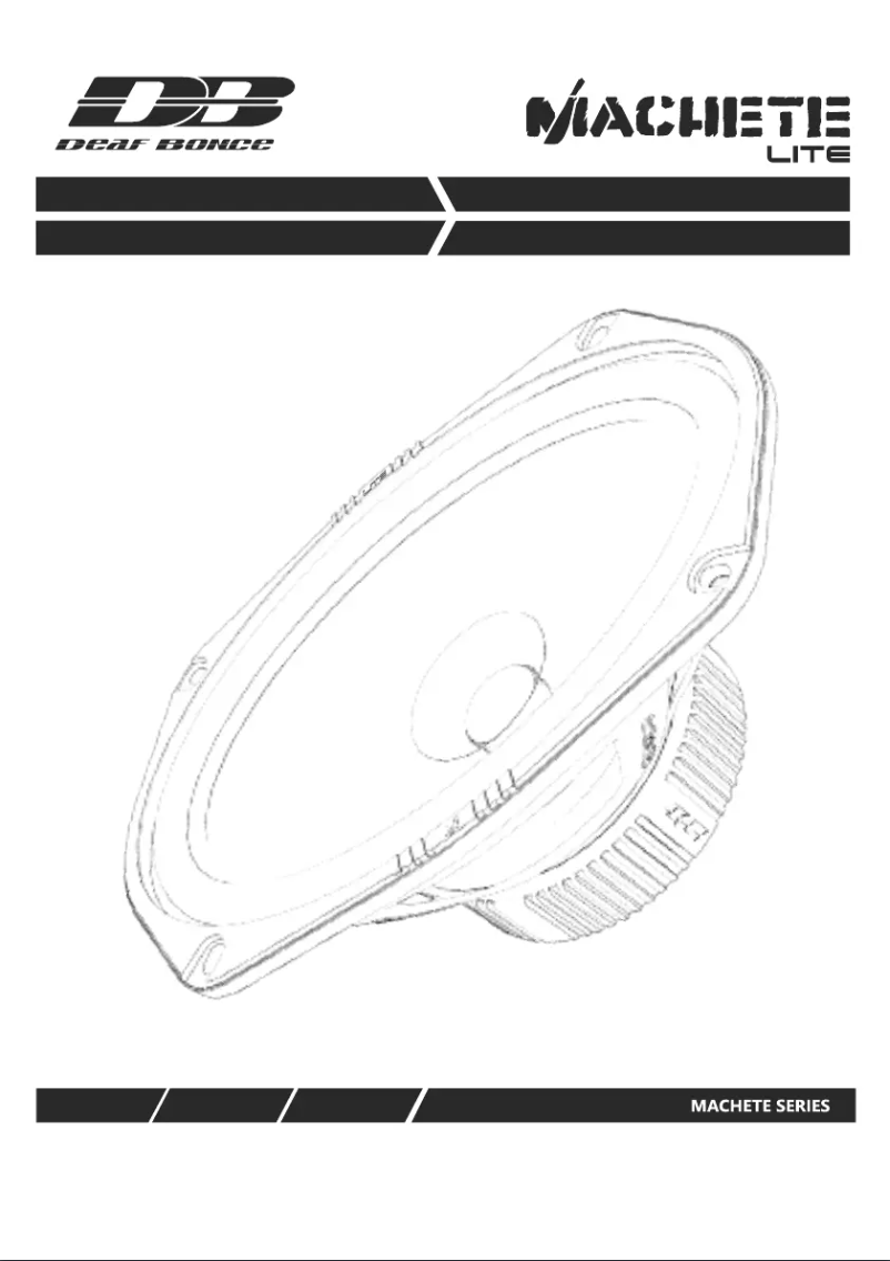 Page 1 de la notice Manuel utilisateur Deaf Bonce Machete MLH-80