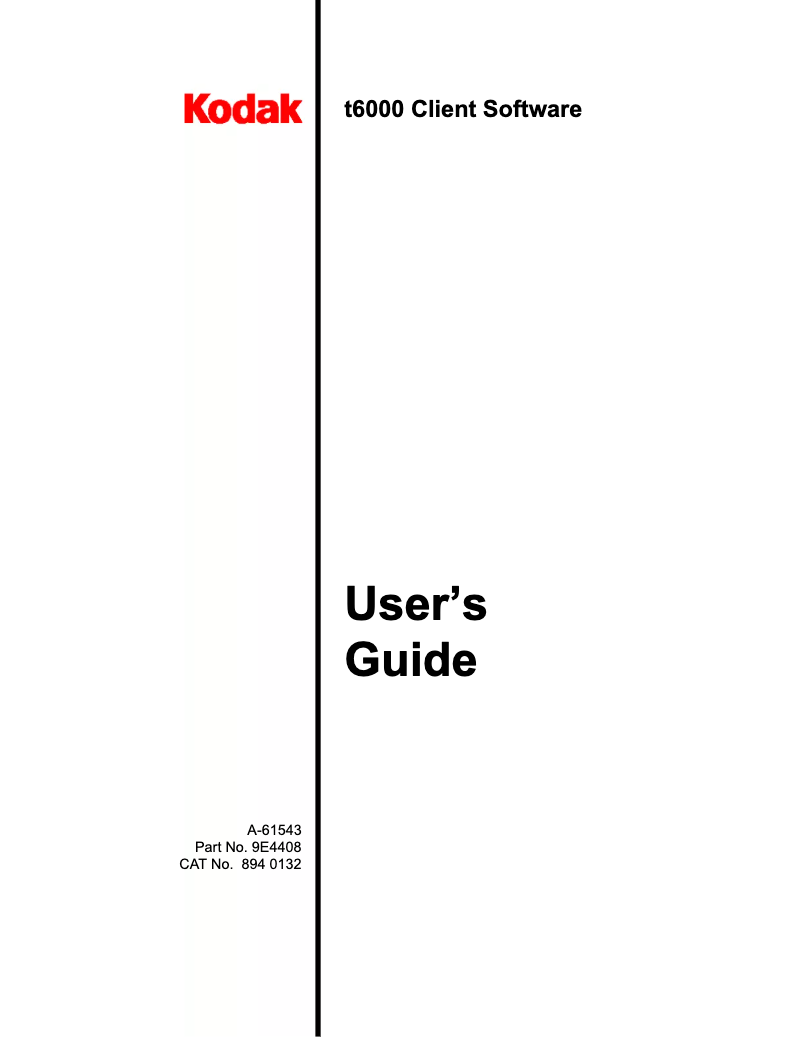 Image de la première page du manuel de l'appareil i6090