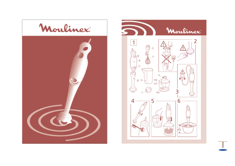 Page 1 de la notice Manuel utilisateur Moulinex Faciclick DDH441