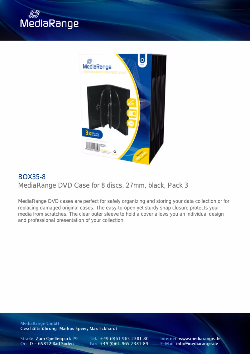 Image de la première page du manuel de l'appareil BOX35-8