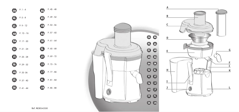 Image de la première page du manuel de l'appareil ZE350B