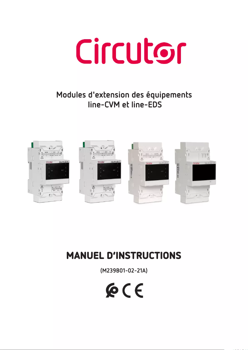 Page n°1 - Manuel utilisateur CIRCUTOR Line-M-EXT-PS