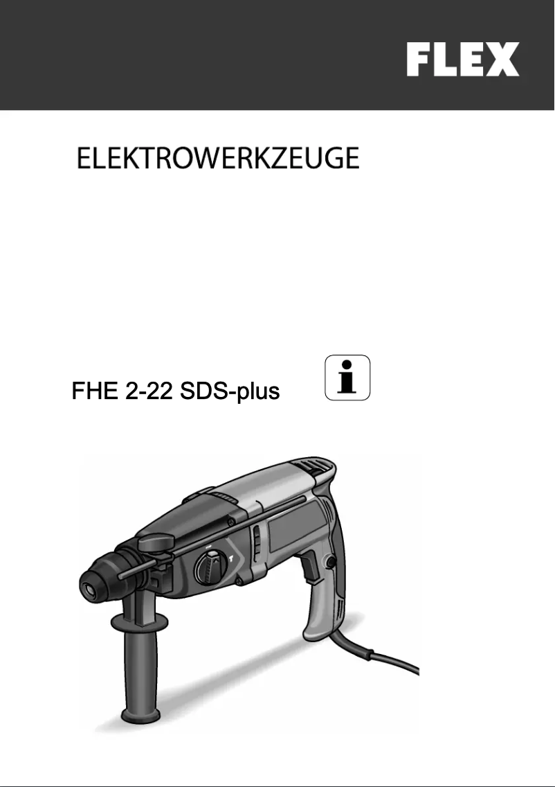 Page n°1 - Manuel utilisateur Flex FHE 2-22 SDS-plus