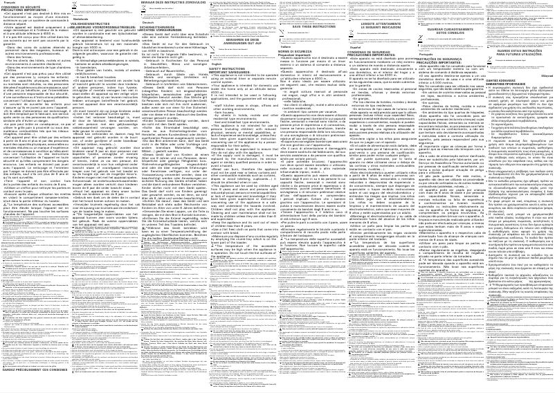 Image de la première page du manuel de l'appareil Express TT3650