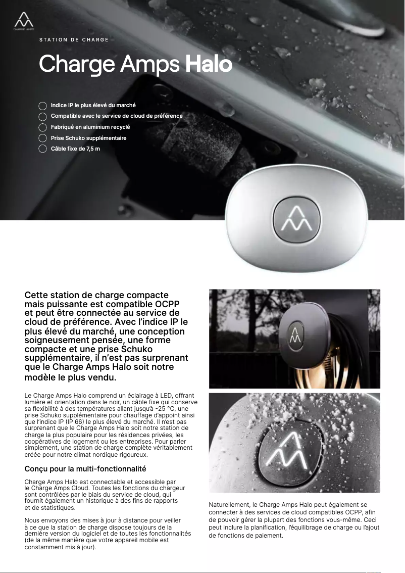 Image de la première page du manuel de l'appareil Halo