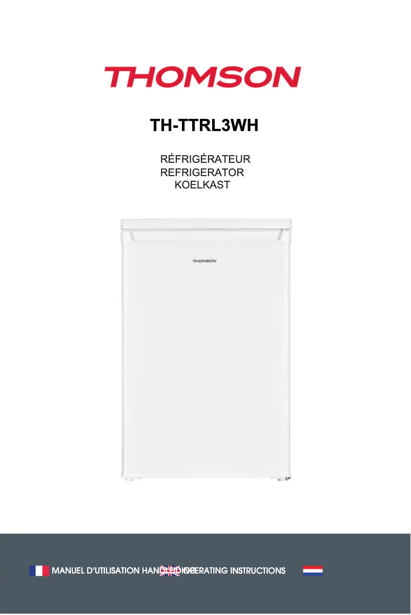Page n°1 - Manuel utilisateur Thomson TH-TTRL3WH