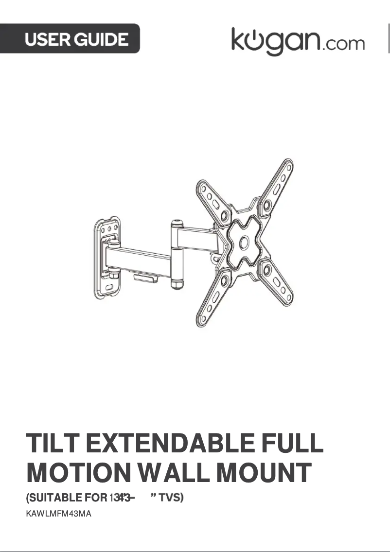 Page 1 de la notice Manuel utilisateur Kogan KAWLMFM43MA