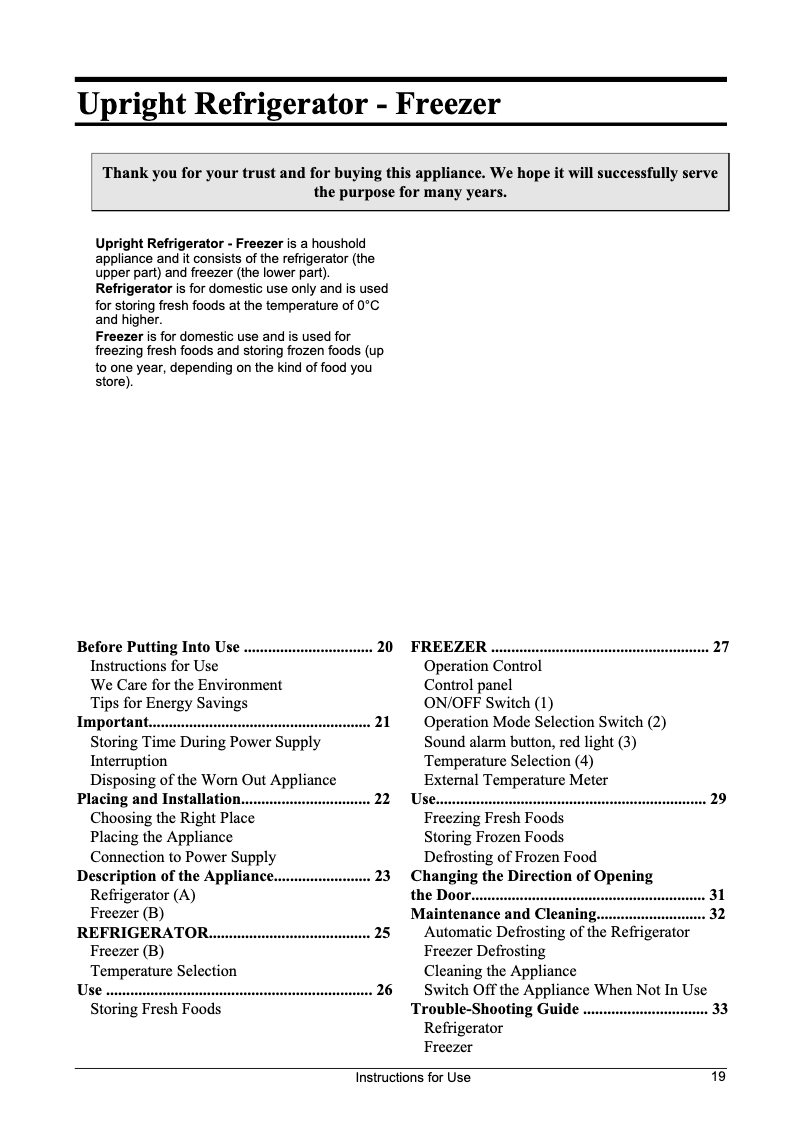Page 1 de la notice Manuel utilisateur Gorenje K 357 2 CLA