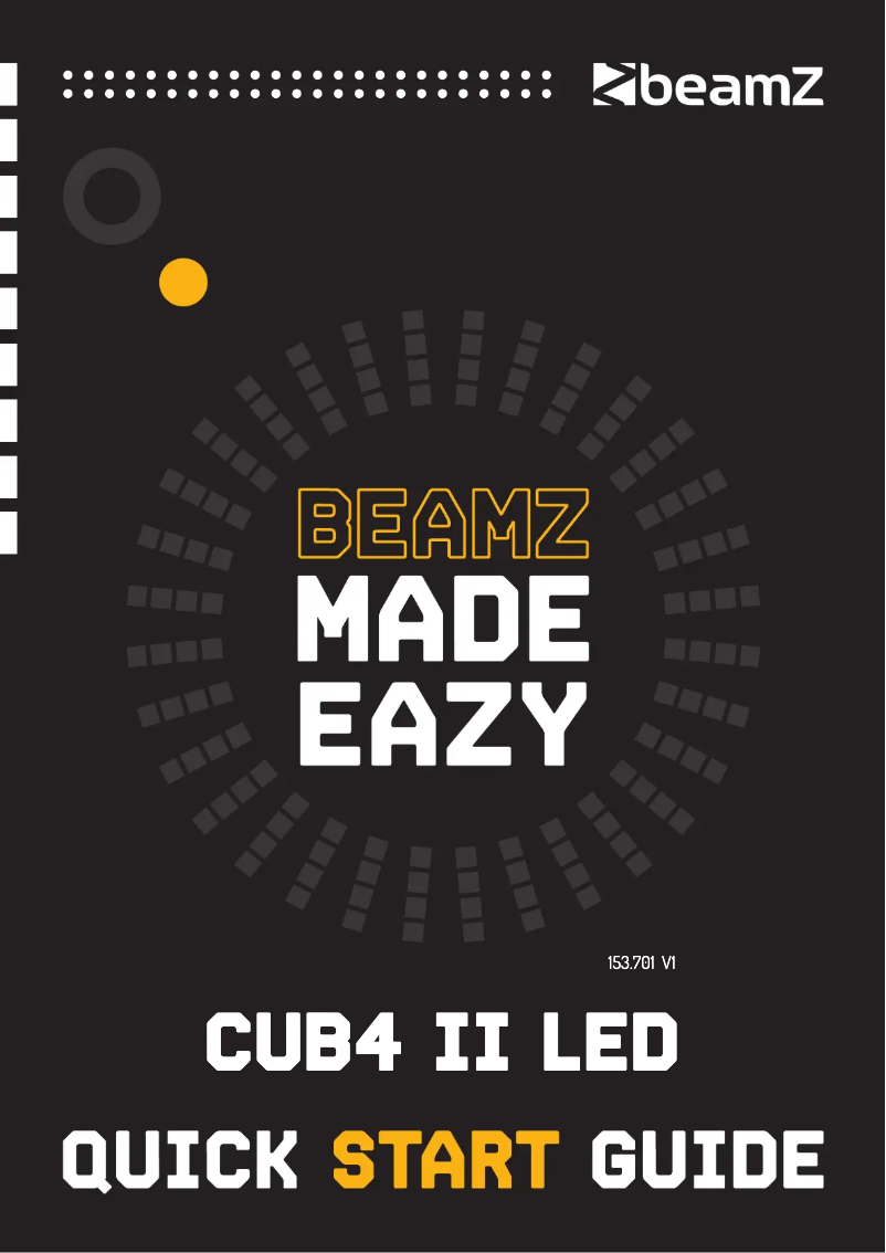 Page n°1 - Guide de démarrage rapide BeamZ Cub4 II 153.701