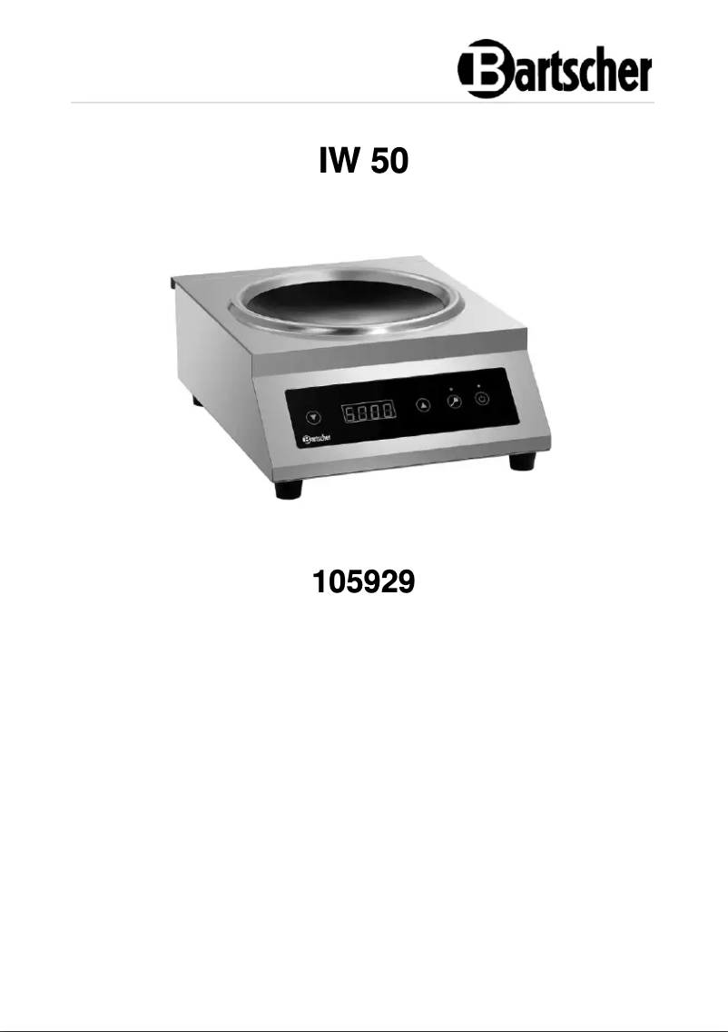 Image de la première page du manuel de l'appareil IW 50