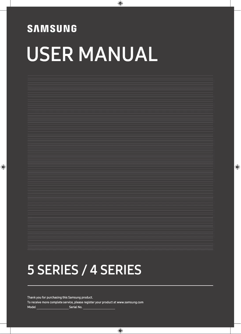 Page n°1 - Manuel utilisateur Samsung 32T5300C
