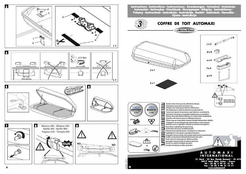 Image de la première page du manuel de l'appareil Load