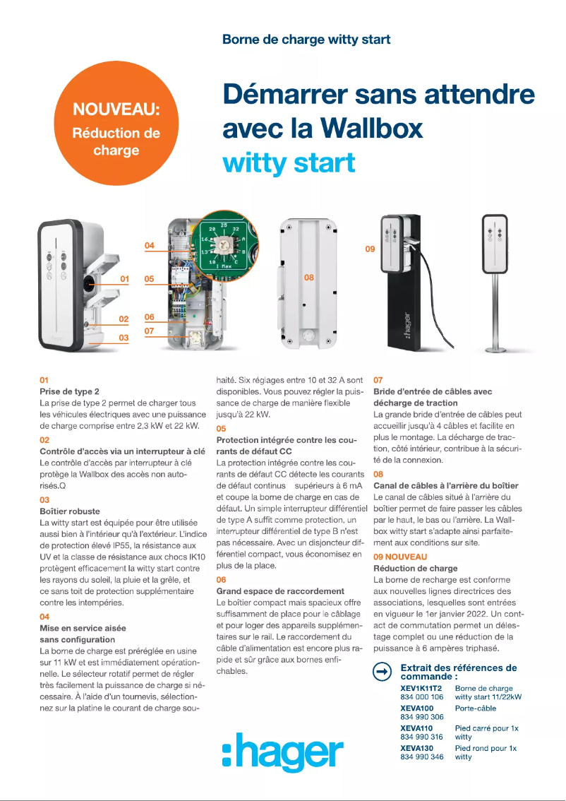 Page n°1 - Brochure Hager XEV1K11T2