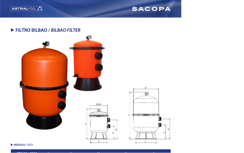 Page n°1 - Fiche technique AstralPool Bilbao