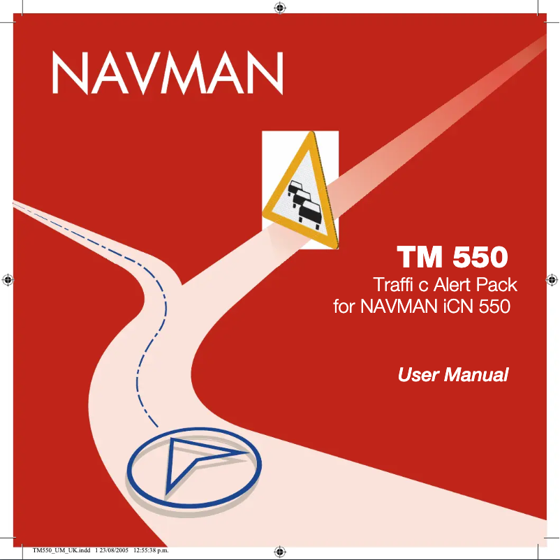 Page 1 de la notice Manuel utilisateur Navman TM 550