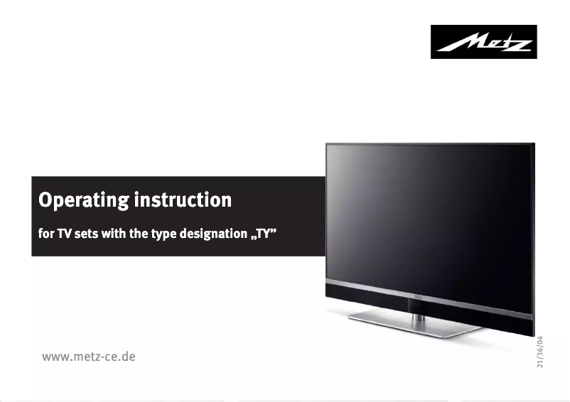 Image de la première page du manuel de l'appareil Calea 49TY62