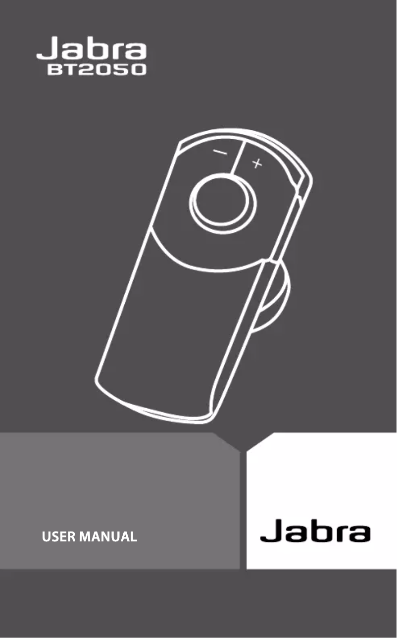 Page n°1 - Manuel utilisateur Jabra BT2050