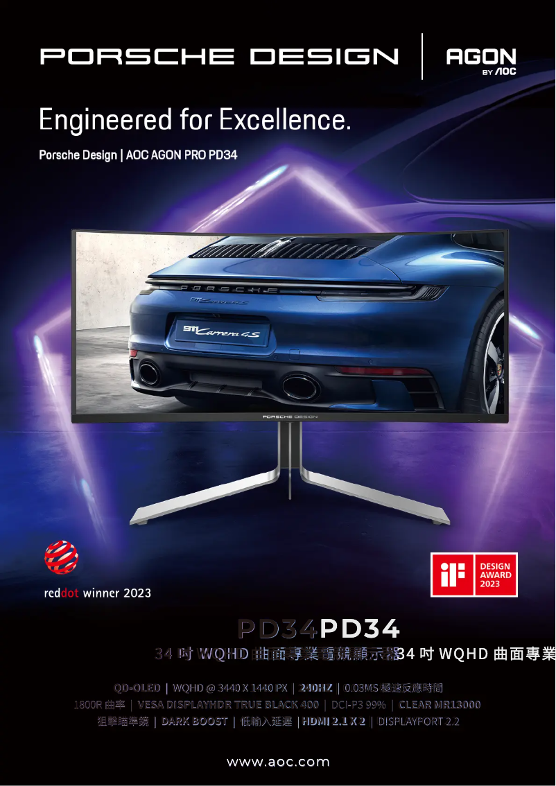 Page n°1 - Catalogue AOC AGON Pro PD34