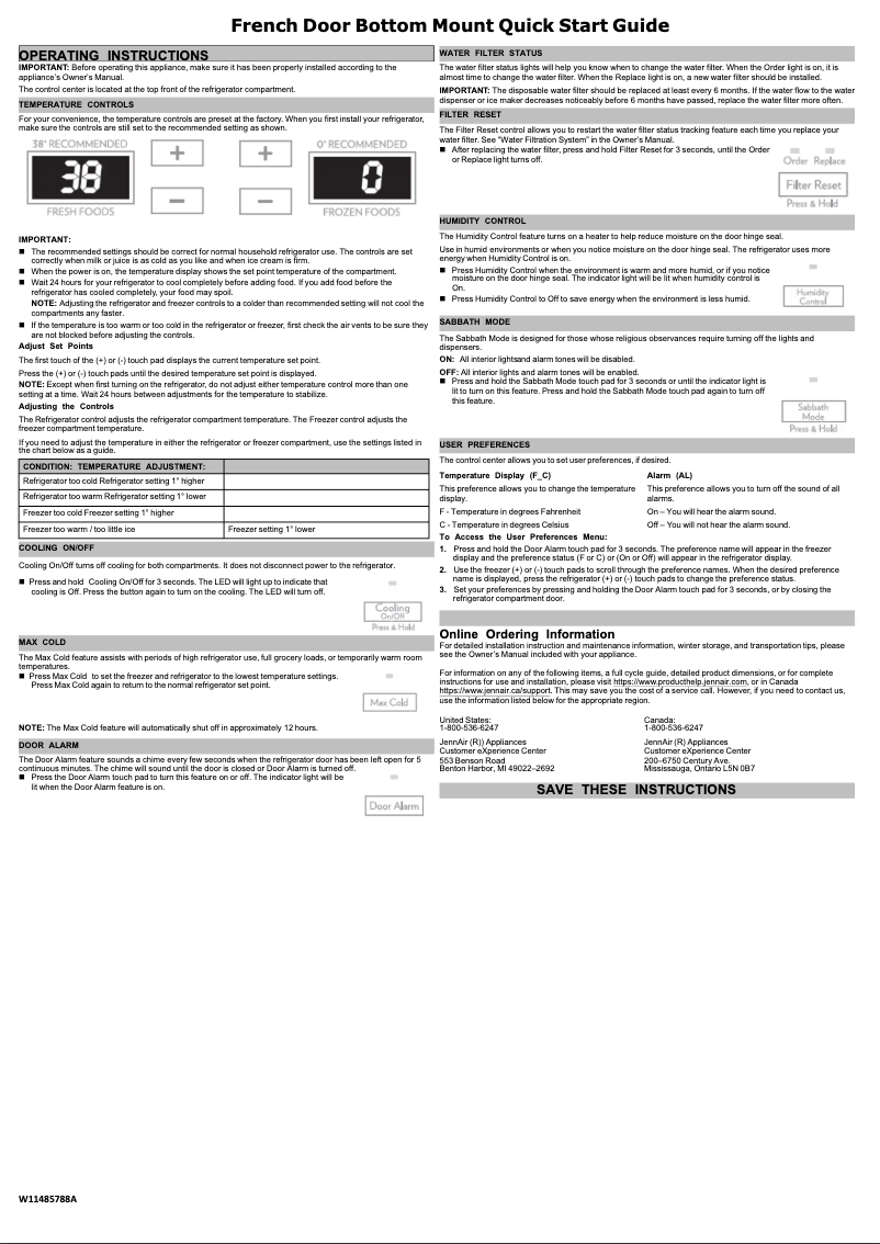 Image de la première page du manuel de l'appareil JFC2290RTB
