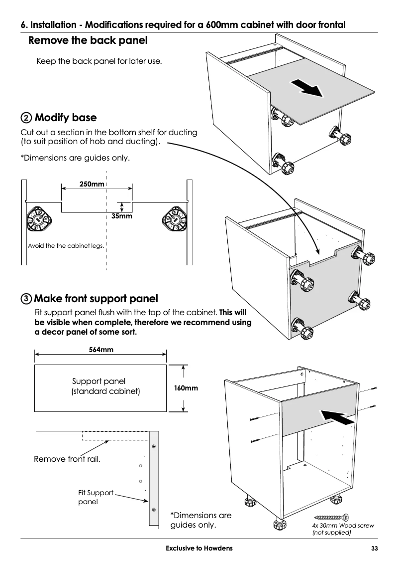 Page n°1 - Guide d'installation Lamona LAM9501