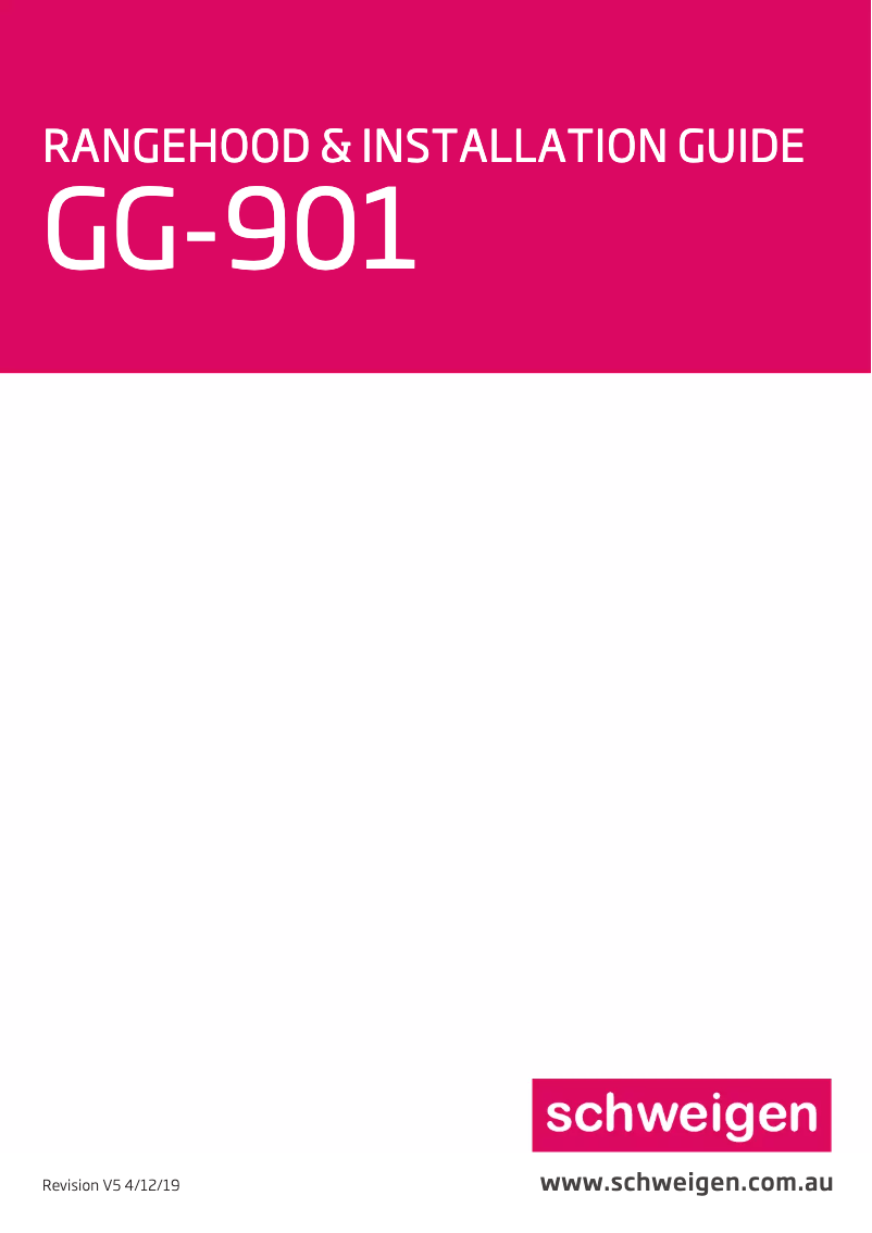 Página 1 del manual Manual de usuario Schweigen GG-901