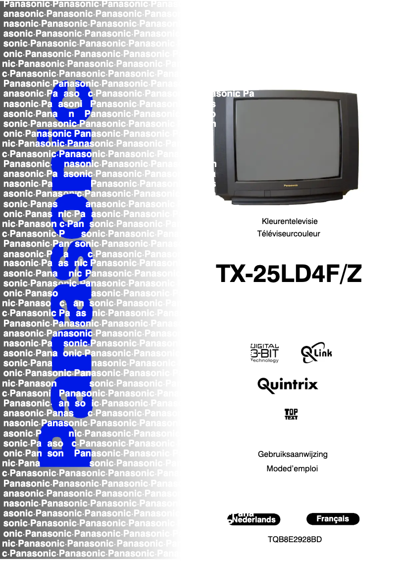 Image de la première page du manuel de l'appareil TX-25LD4FZ