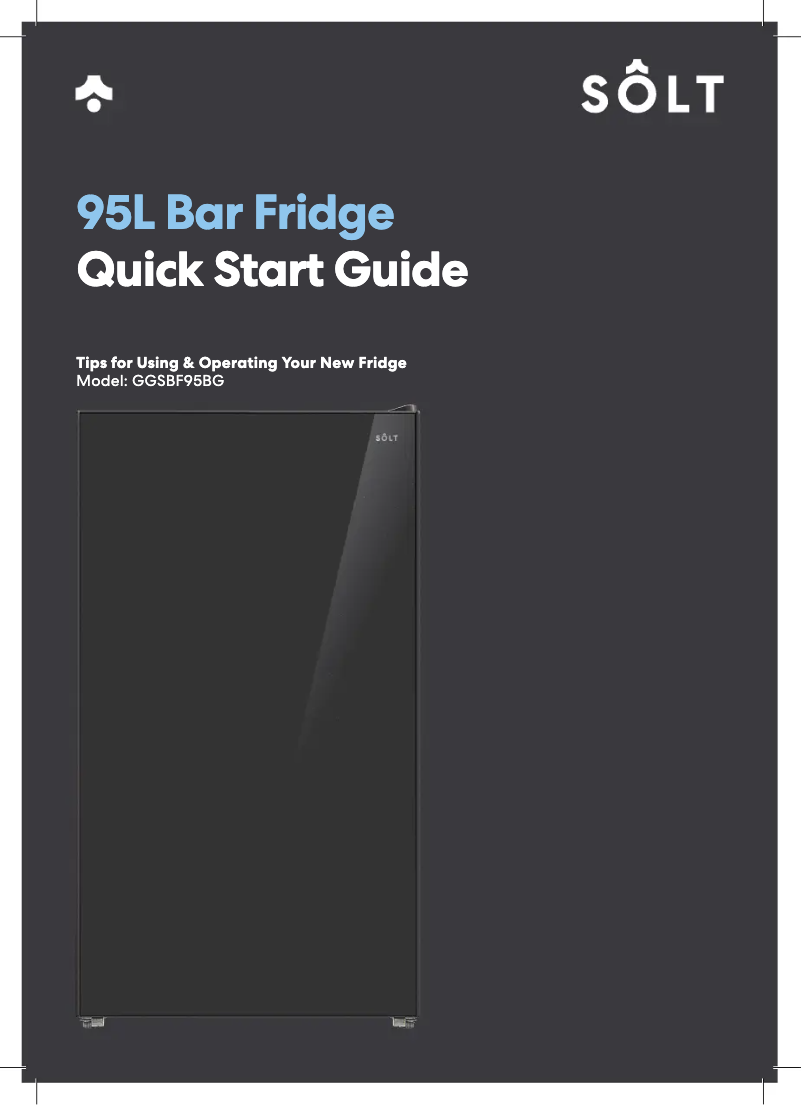 Página 1 del manual Guía de inicio rápido Sôlt GGSBF95BG