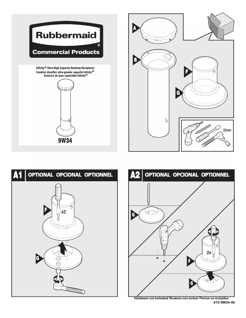 Image de la première page du manuel de l'appareil Infinity 9W34