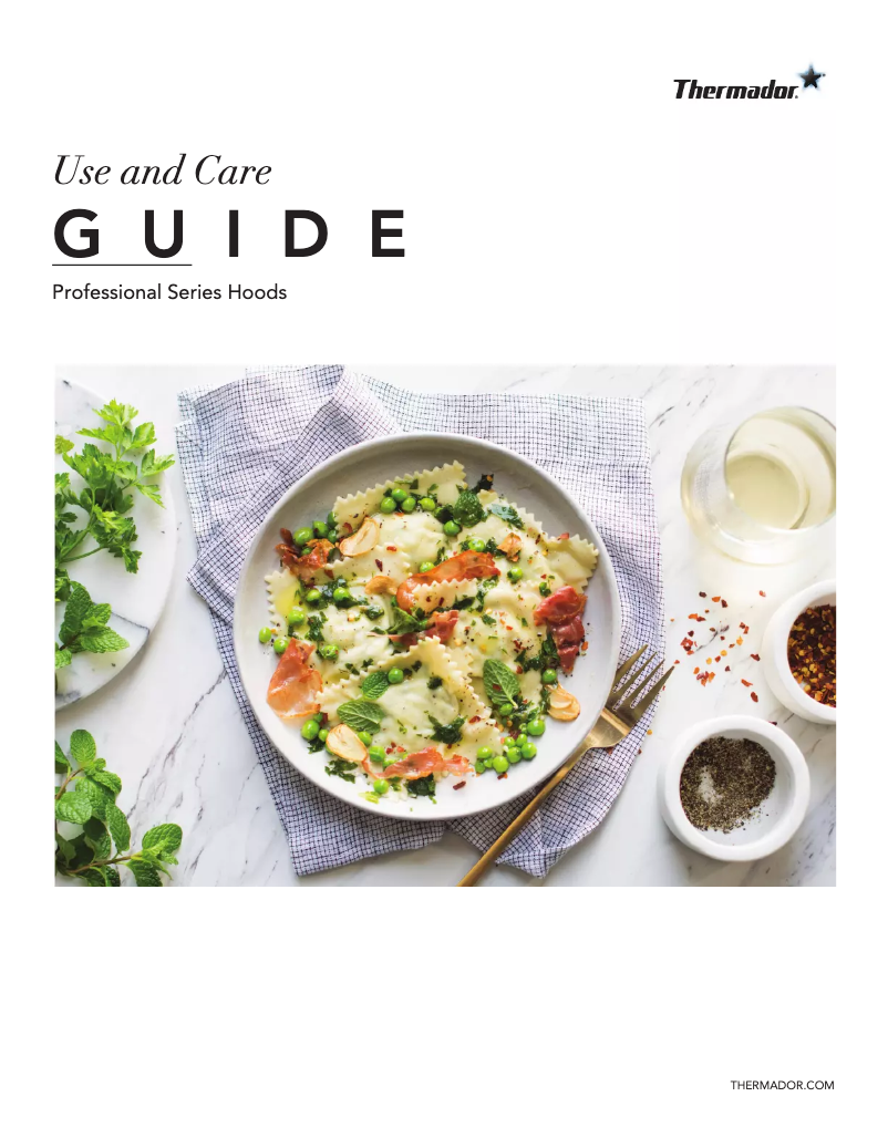 Page 1 de la notice Manuel utilisateur Thermador PH36HWS