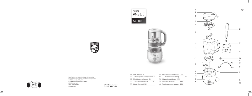 Página 1 del manual Manual de usuario Philips AVENT SCF881