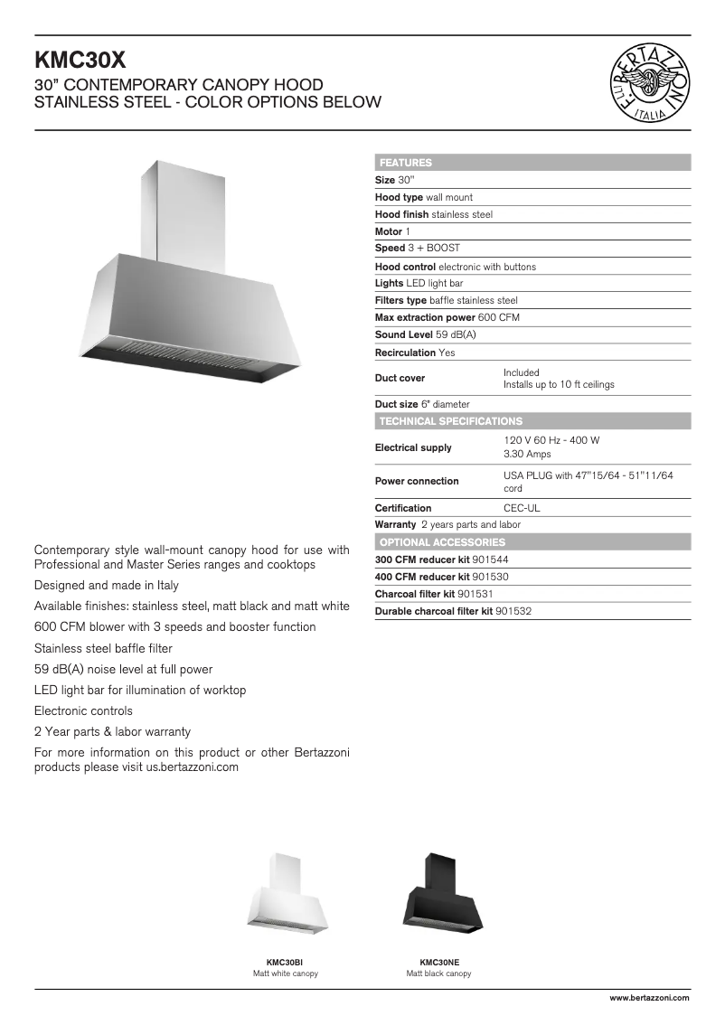 Image de la première page du manuel de l'appareil KMC30X