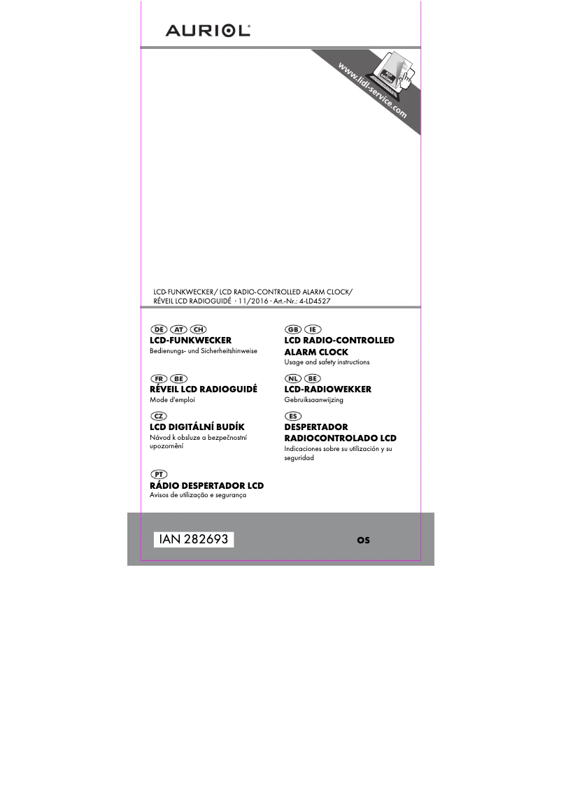 Image de la première page du manuel de l'appareil 4-LD4527