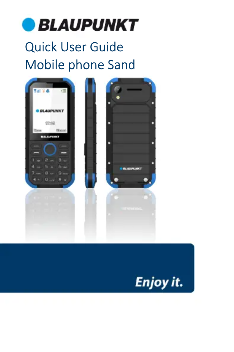 Imagen de la primera página del manual del dispositivo Sand