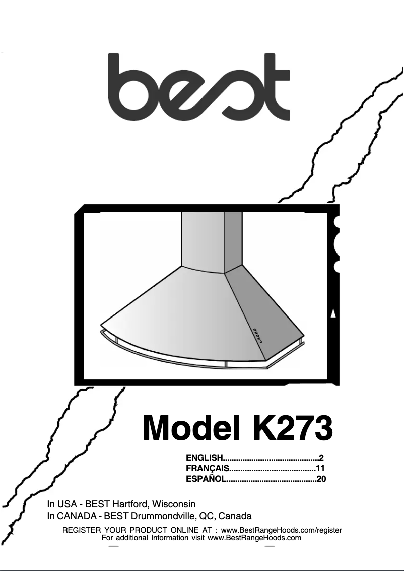 Image de la première page du manuel de l'appareil K27342SS