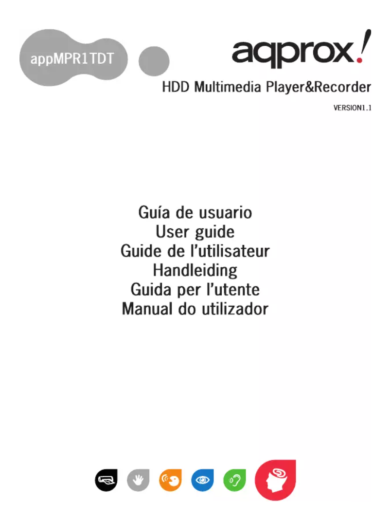 Image de la première page du manuel de l'appareil APPMPR1TDT