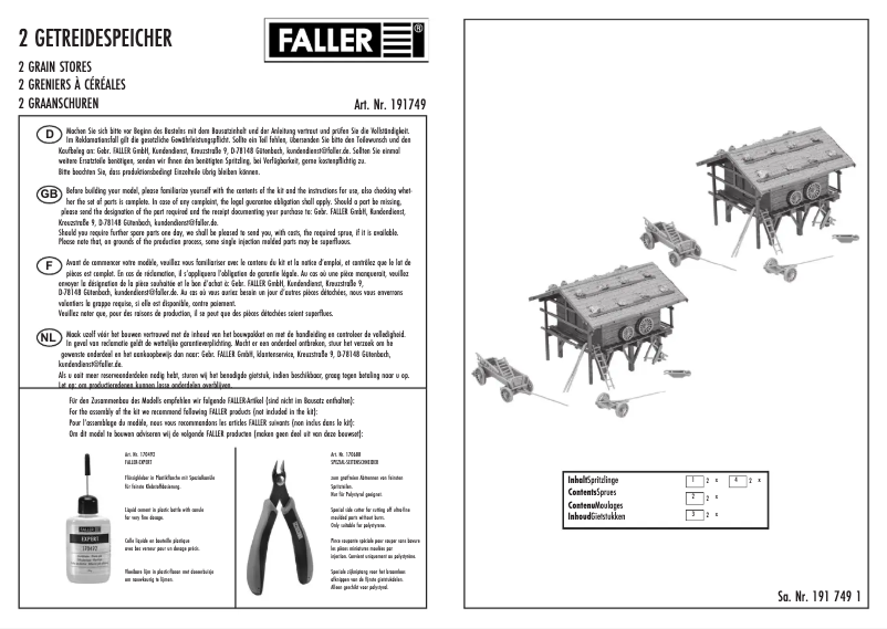 Image de la première page du manuel de l'appareil 191749