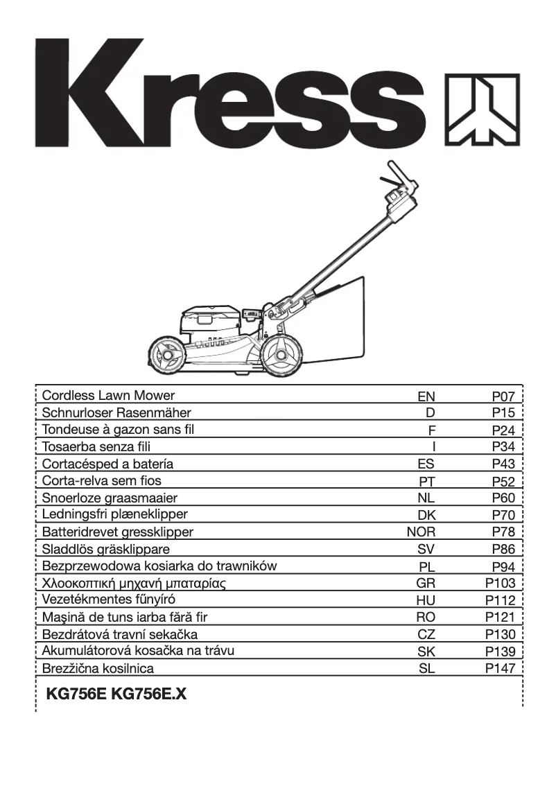Page n°1 - Manuel utilisateur Kress KG756E.9