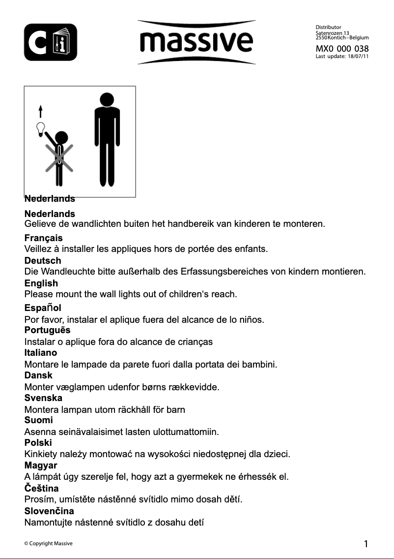 Image de la première page du manuel de l'appareil Kico 56300/55/20