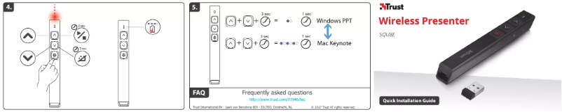 Page 1 de la notice Manuel utilisateur Trust Sqube 21946