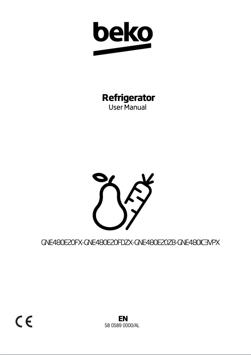 Image de la première page du manuel de l'appareil GNE480IC3V