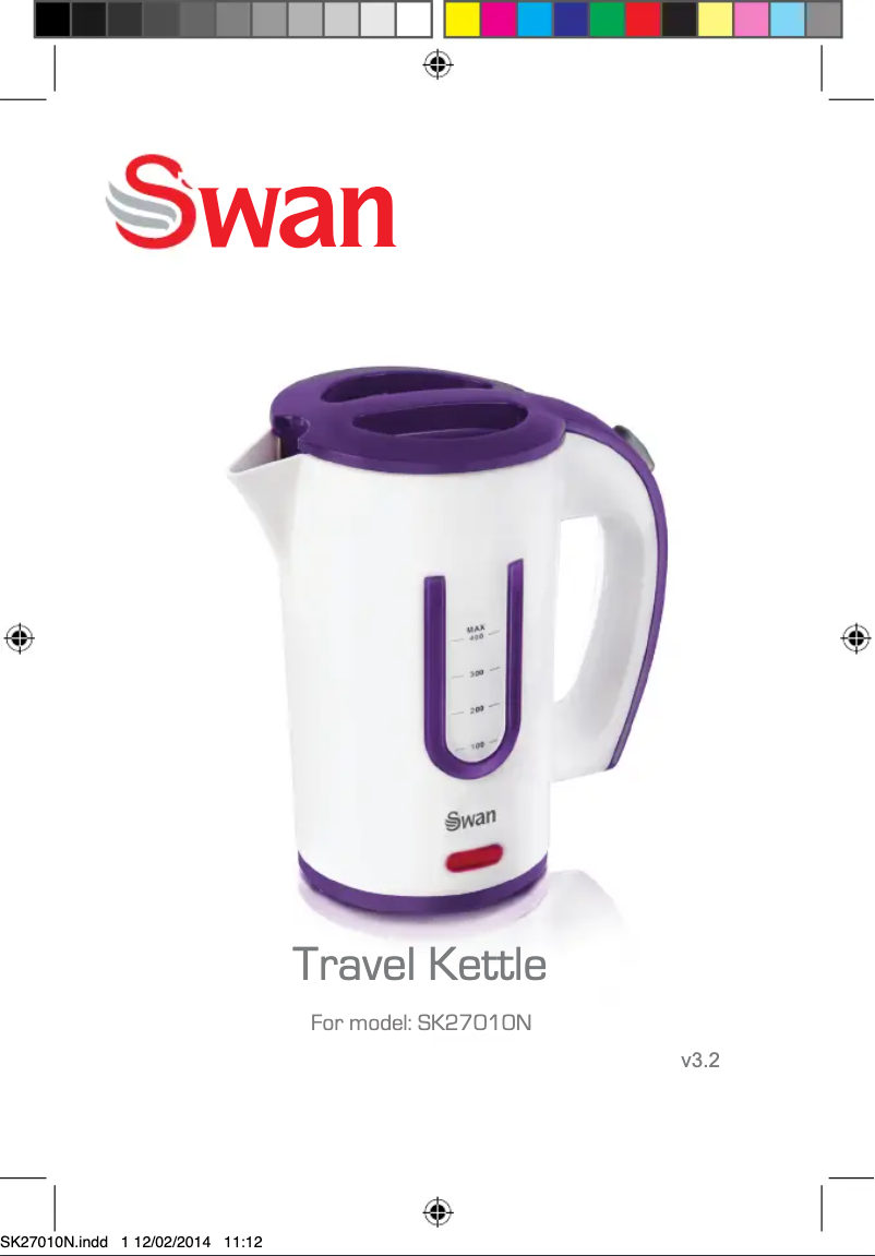 Image de la première page du manuel de l'appareil SK27010N