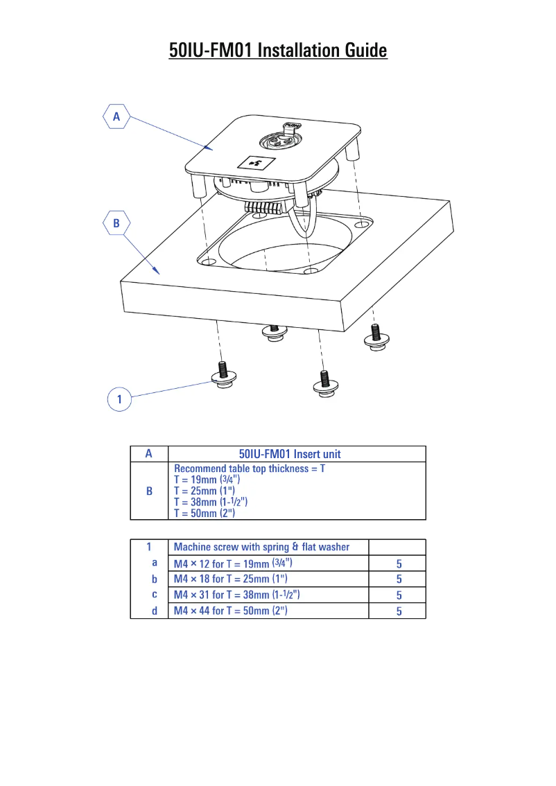 Page n°1 - Manuel utilisateur Audio-Technica 50IU-FM01