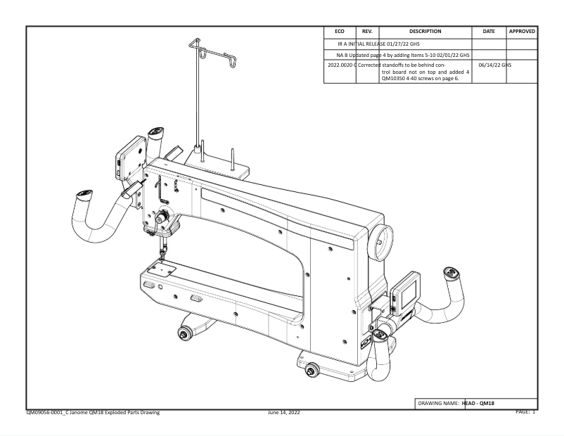 Image de la première page du manuel de l'appareil Quilt Maker 18