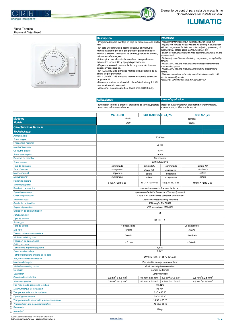 Page n°1 - Manuel utilisateur Suevia 258 W 1,75